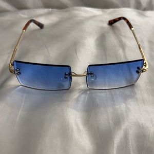 Rimless Square Sunglasses